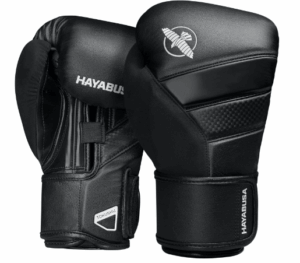 The Hayabusa T3 boxing gloves are great for protecting your hands during training. Although these gloves tend to be more expensive, they're extremely tough and built to last for years. 